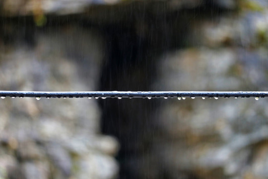 下雨水滴