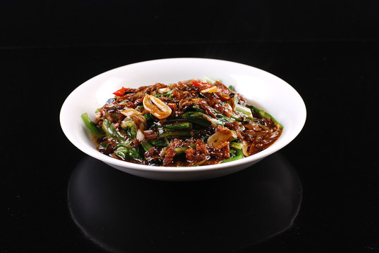 豆豉鲮鱼油麦菜