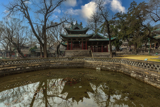 晋祠博物馆景区风光