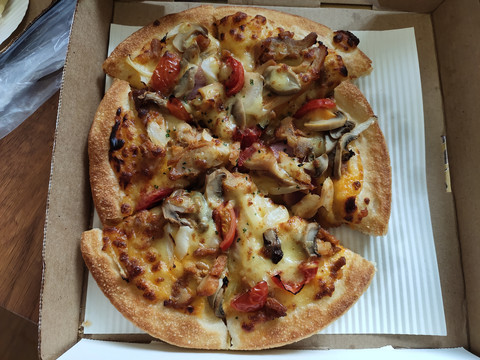 香菇牛肉披萨