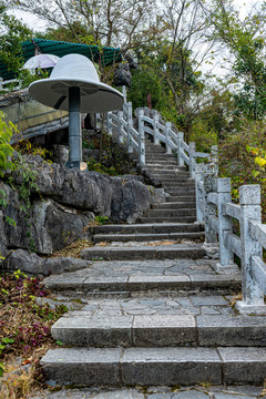 广西桂林山水叠彩山