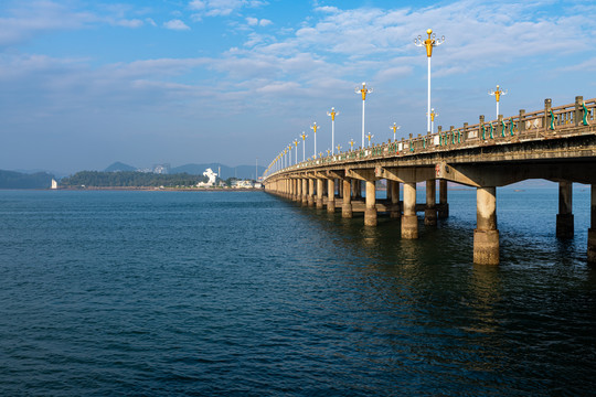 广西防城港西湾风景区西湾大桥