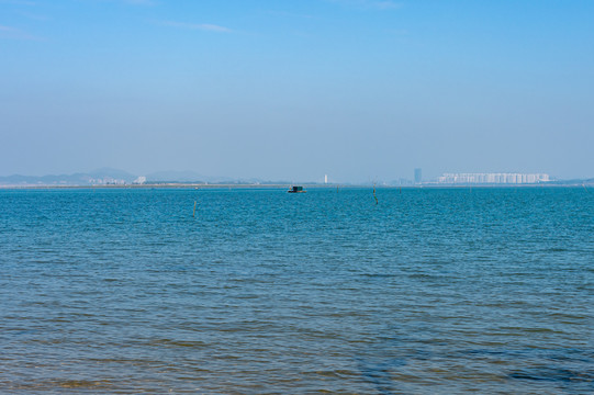 防城港西湾海岸海滩海边风光