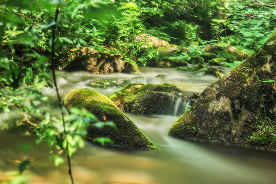 慢门流水