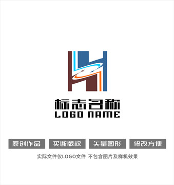 HY字母标志科技logo