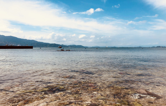 美人鱼拍摄地大海