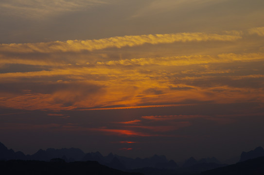 晚霞天空
