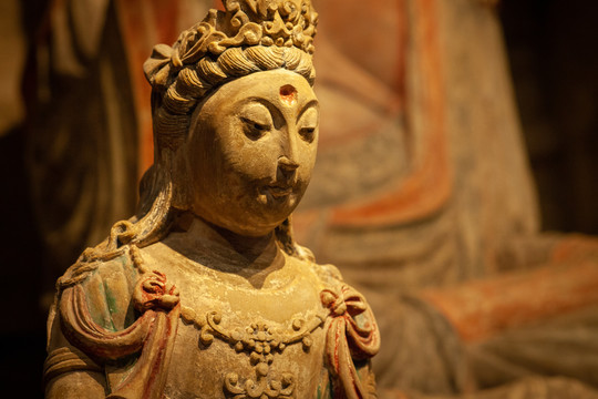 陕西历史博物馆唐代佛教雕塑