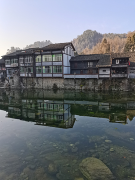 青木川古镇景色