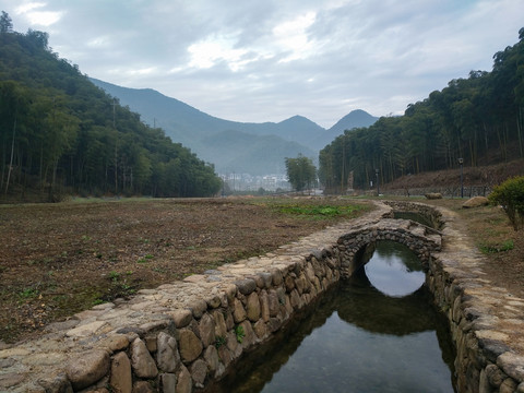 山水灌溉渠