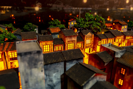 古镇夜景