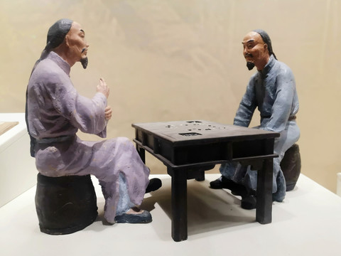 黄龙士下围棋场景