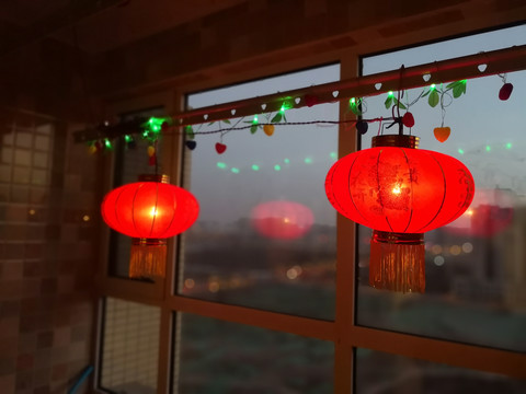阳台灯笼