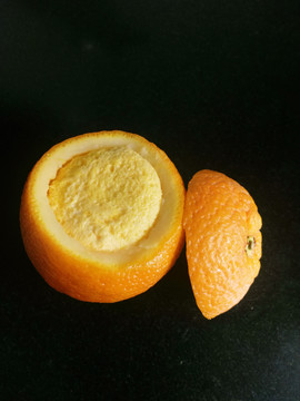 橙子炖鸡蛋