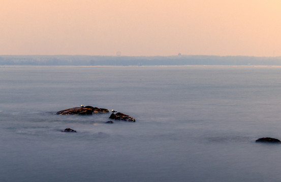 秦皇岛北戴河鸽子窝海天一色海景