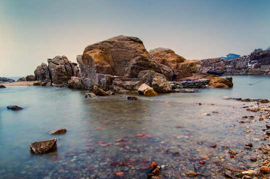 秦皇岛北戴河鸽子窝海天一色海景