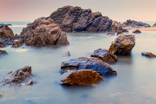 秦皇岛北戴河鸽子窝海天一色海景