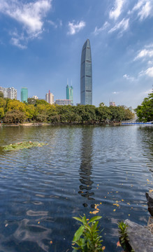 深圳福田地标建筑京基100大厦