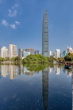 深圳福田地标建筑京基100大厦