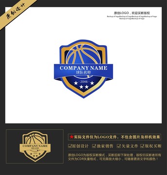 篮球队俱乐部培训LOGO设计