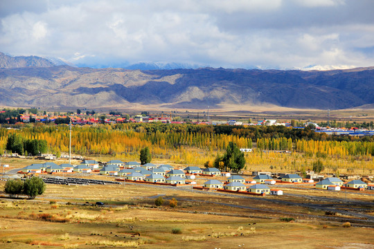 新疆布尔津小镇