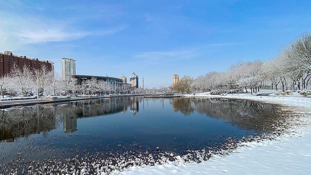 雪后公园