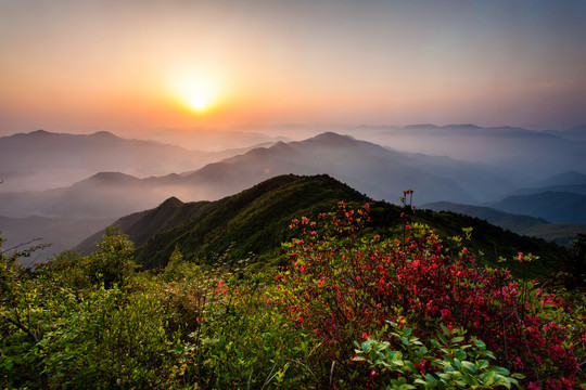 日出盛景