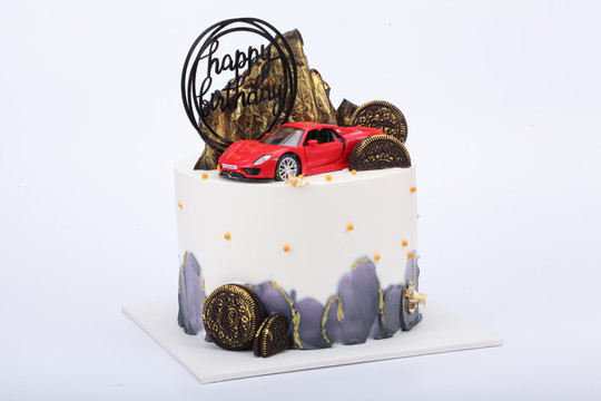汽车小蛋糕