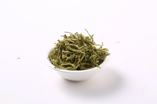 金银花花茶茶叶素材