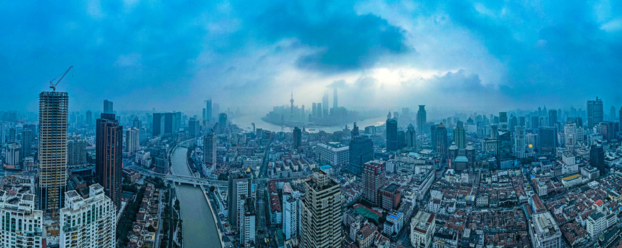 上海航拍全景