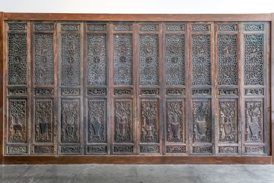 明清中式木雕门窗