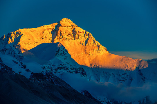 喜马拉雅山珠穆朗玛峰