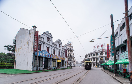 老上海街景