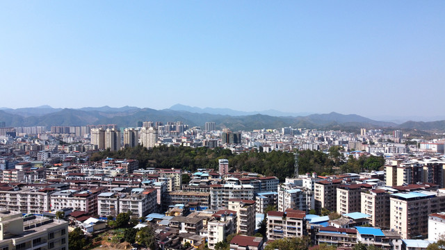 翁源龙仙县城全景