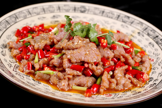 小炒黄牛肉