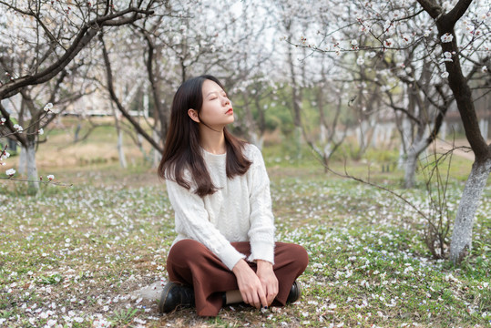 小清新美女人像