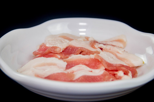 生猪肉片配菜