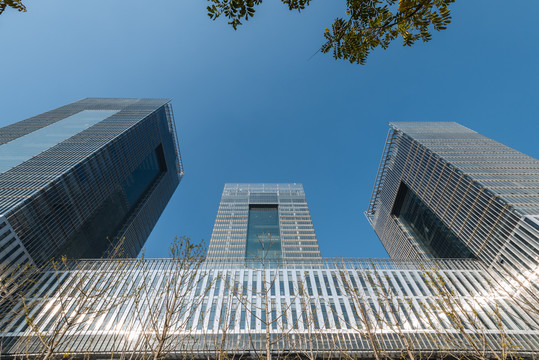 中国上海国际金融中心户外建筑