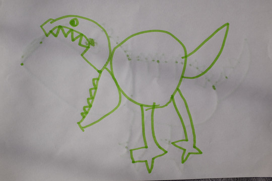 儿童画简笔画恐龙