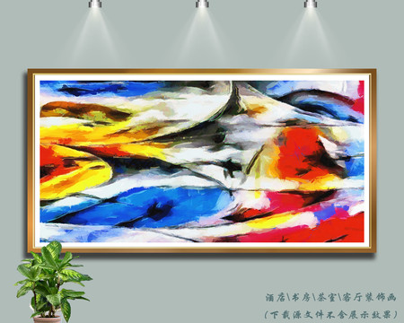 抽象油画