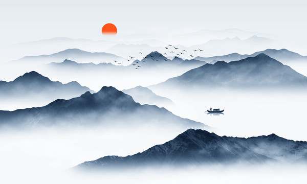 新中式山水