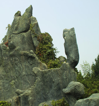 中国西安世博园造型崂山