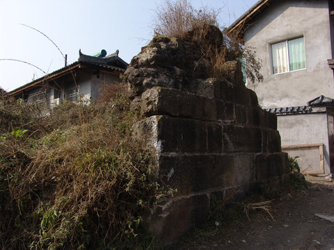 昭化城墙遗迹