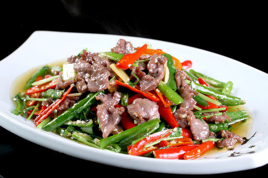 小炒黄牛肉