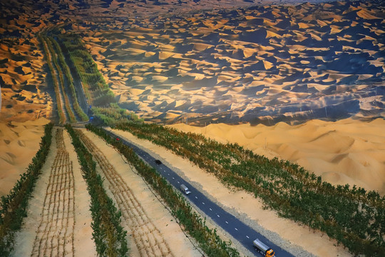 沙漠公路模型