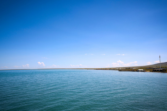 青海湖沙岛风光