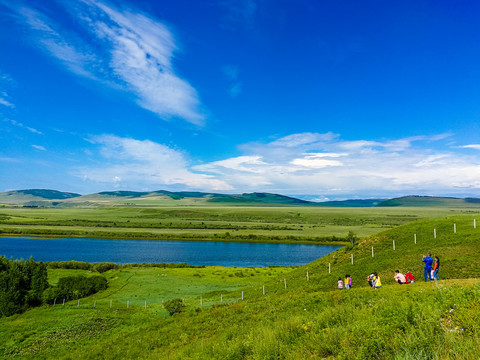 中俄边境额尔古纳河旅游