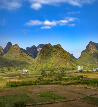 蓝天白云风景