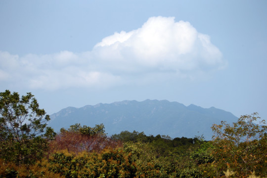 山与天空