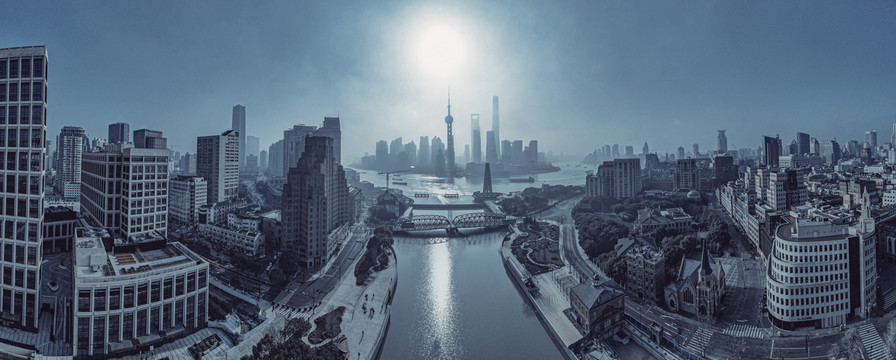 上海天际线全景